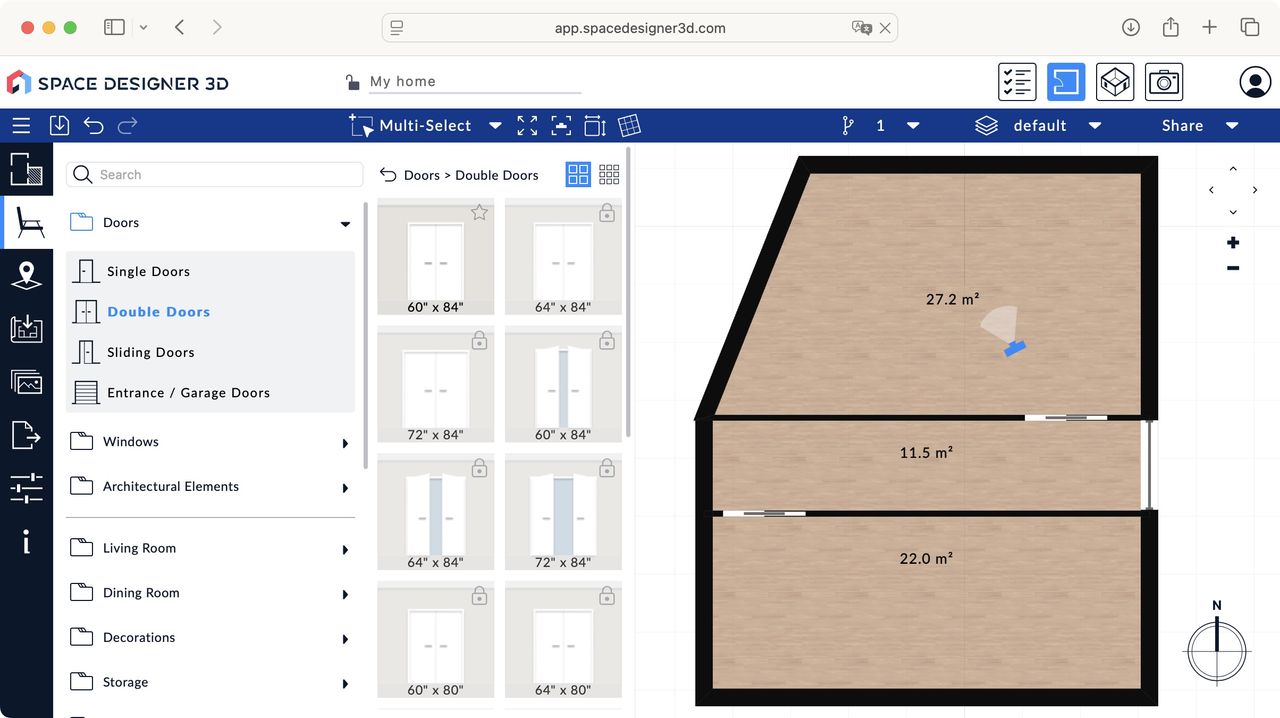 Space Designer 3D design software during our review