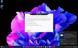 Acer Swift Edge 16 Windows 11 desktop
