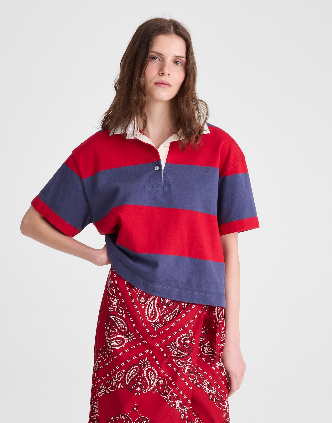 madewell, Boxy Rugby Polo