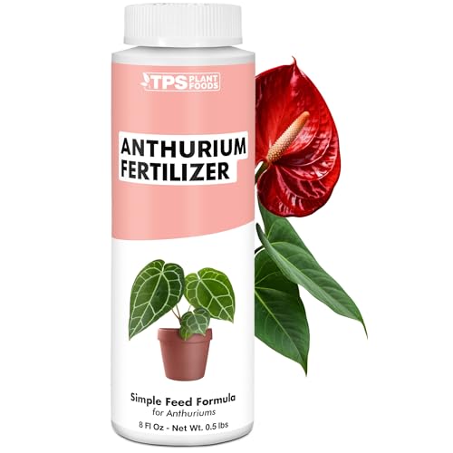 Anthurium Fertilizer &amp;ndash; Liquid Plant Food for More Blooms, Glossy Leaves &amp;amp; Stronger Root Development, 8 Oz