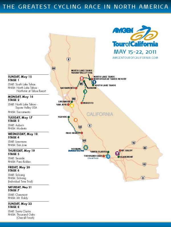 Amgen Tour of California Exploring the route possibilities Cyclingnews