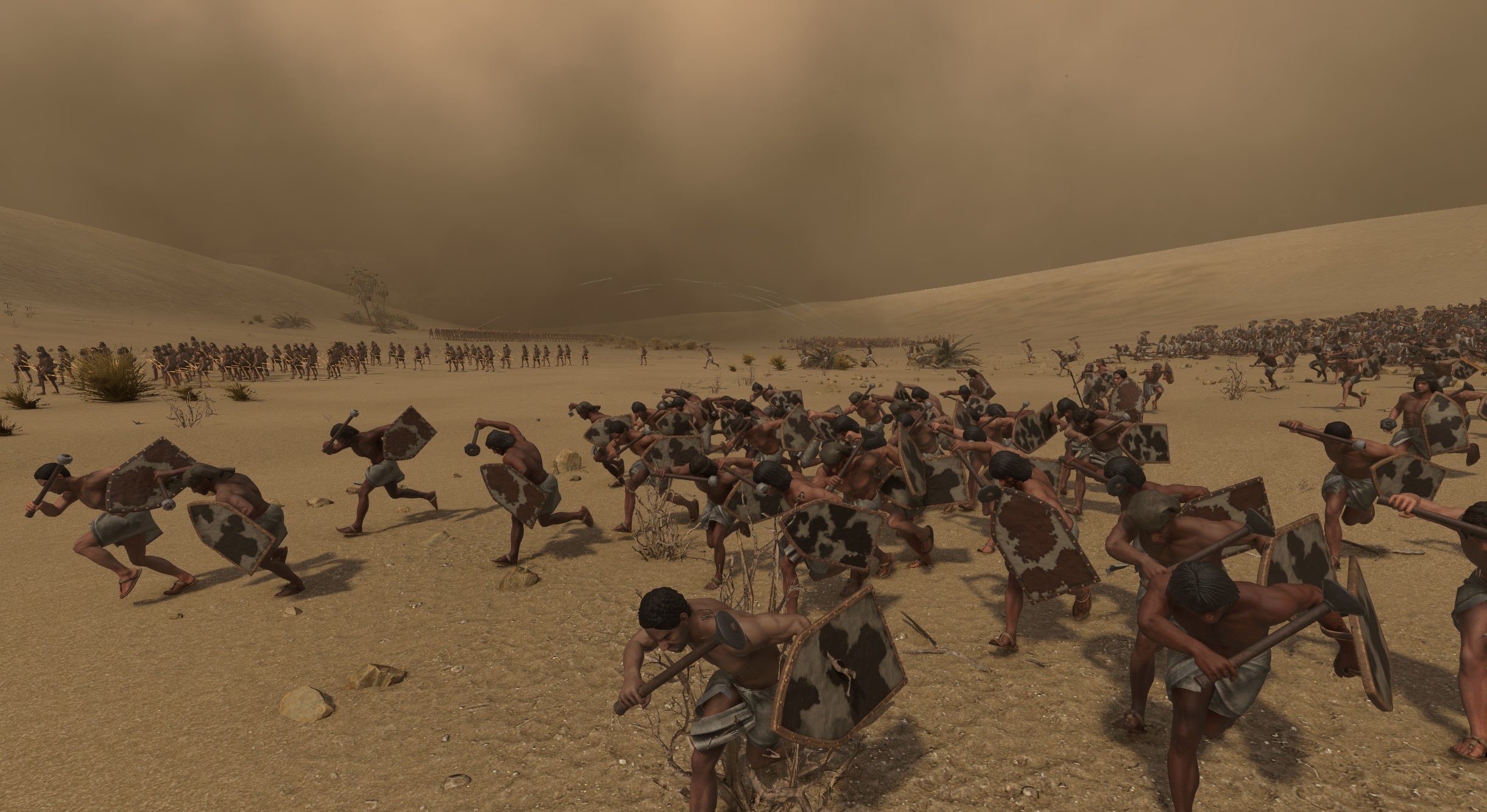 A sandstorm in Total War: Pharaoh