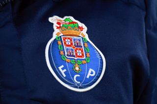 A close-up of the Porto badge