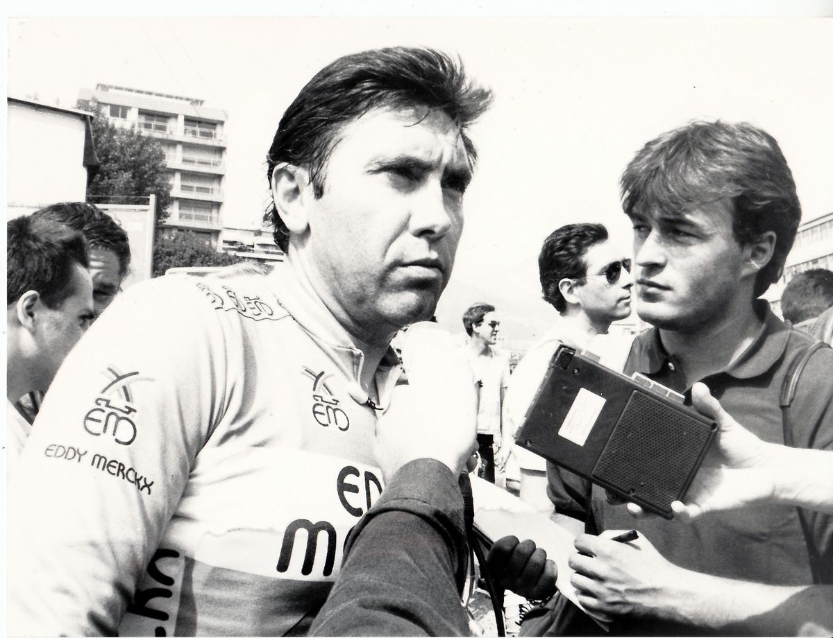 Grabbing a word with Eddy Merckx