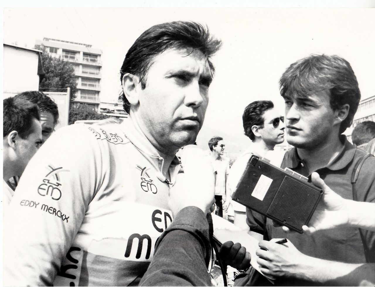 Grabbing a word with Eddy Merckx
