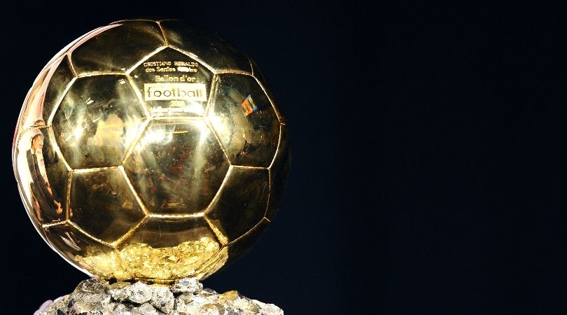 General view of the Ballon d&#039;Or trophy in 2008.