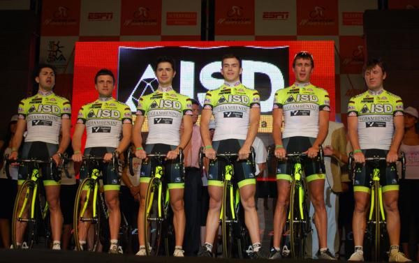 The ISD team lines up in San Luis