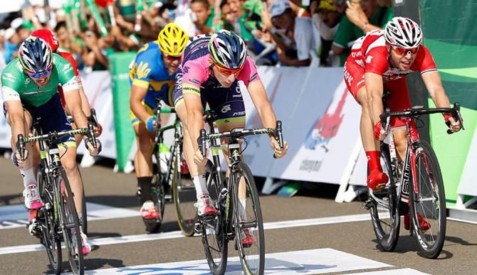 Neo pro Bonifazio wins stage 2