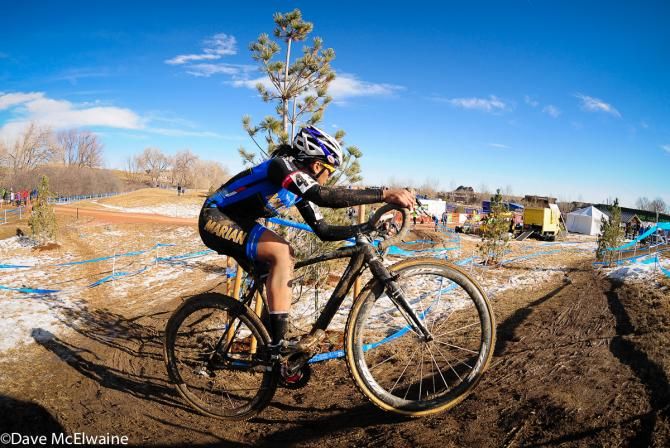 Coryn Rivera (Marian) riding in third position