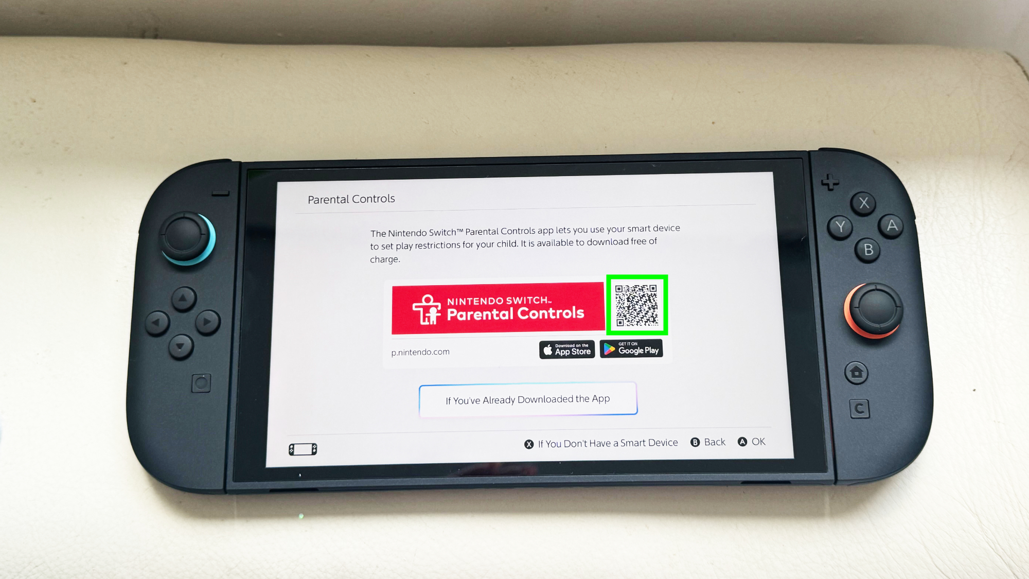 Switch 2 parental controls app