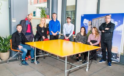 Portait of the team behind the Balfron Tower's refurbishment