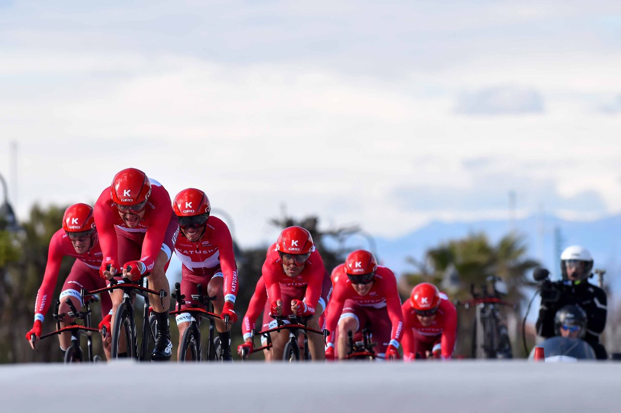 Katusha in the team time trial
