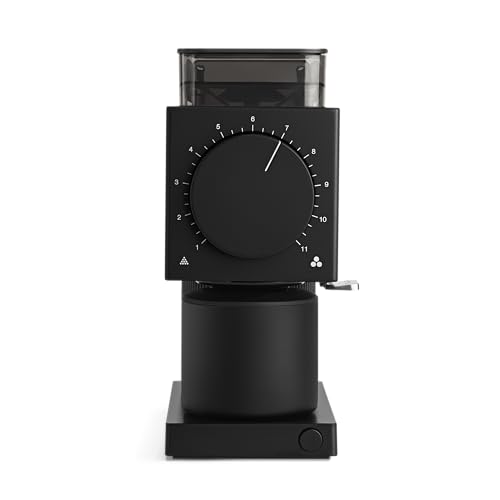 Fellow Gen 2 Ode Brew Grinder - Burr Coffee Grinder Electric - 31 Settings for Drip, French Press & Cold Brew - Small Footprint Grinder - Matte Black