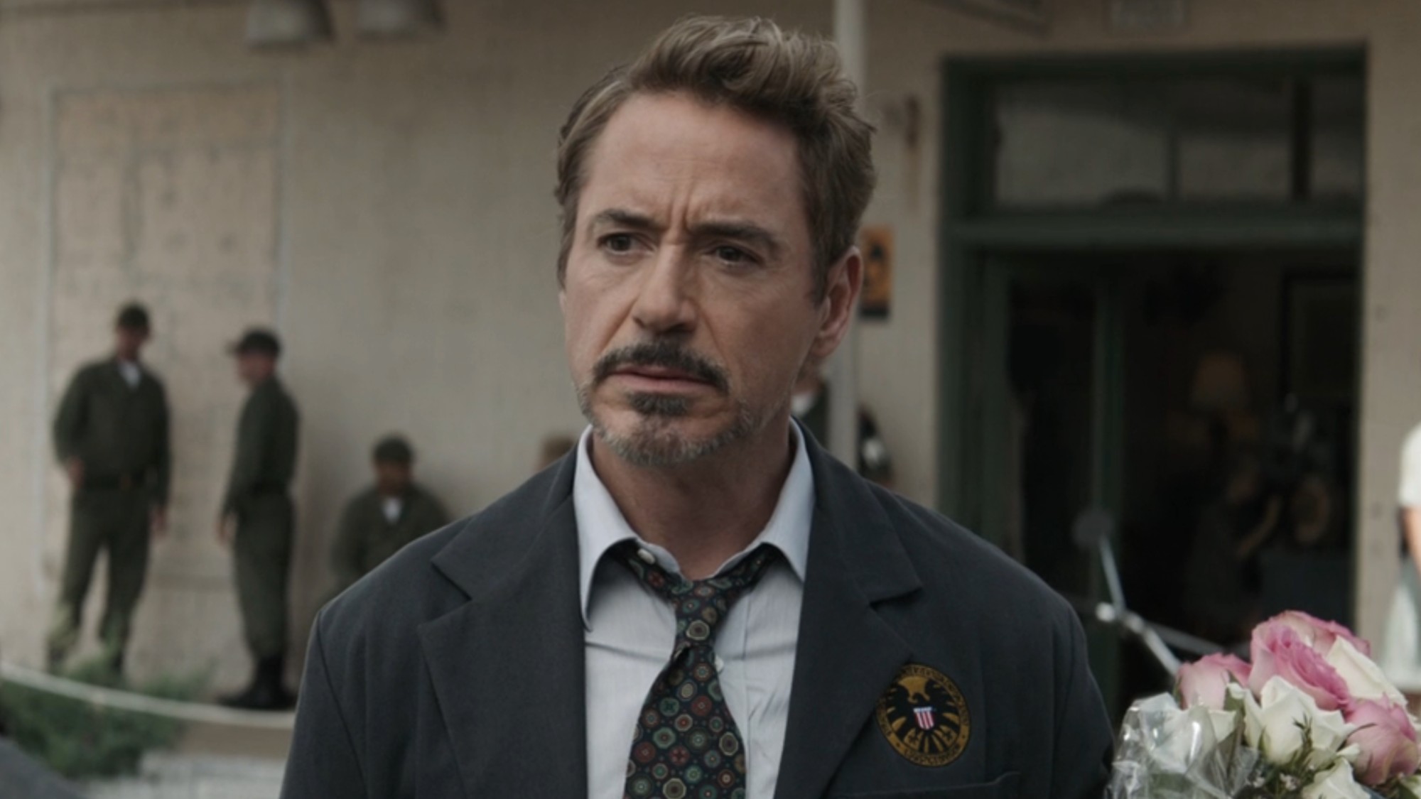 Robert Downey Jr. as Tony Stark in Avengers: Endgame. 