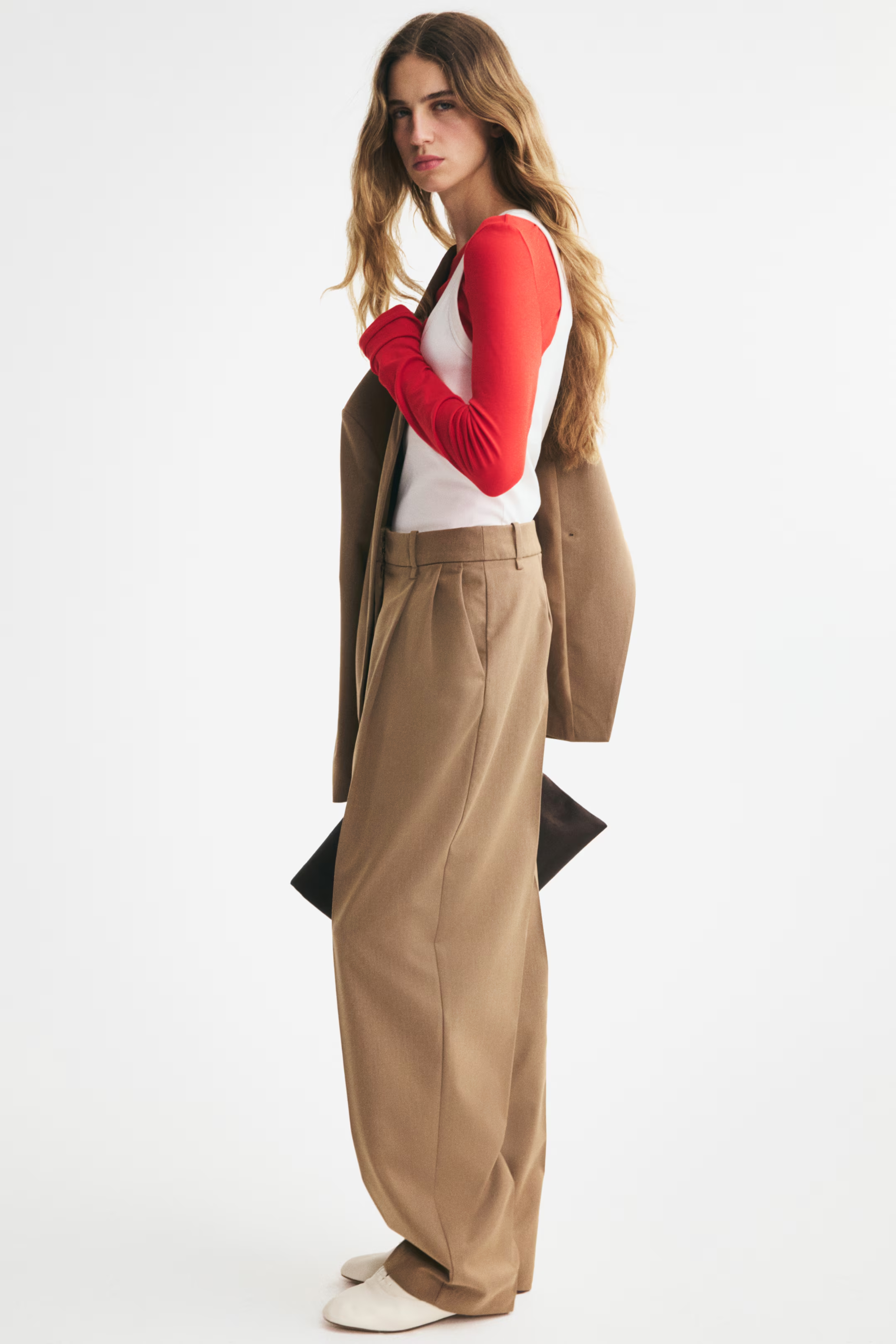 H&amp;M, Tailored Twill Trousers
