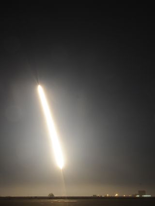An Orbital Sciences Corporation Taurus XL rocket carrying NASA’s Glory spacecraft launched from Space Launch Complex 576-E here at 2:09 a.m. (PST) March 4, 2011.