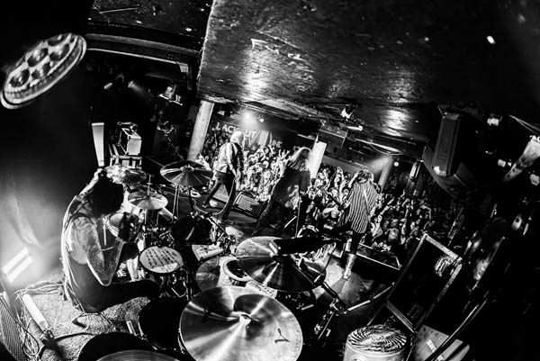 Motley Crue onstage at The Underworld