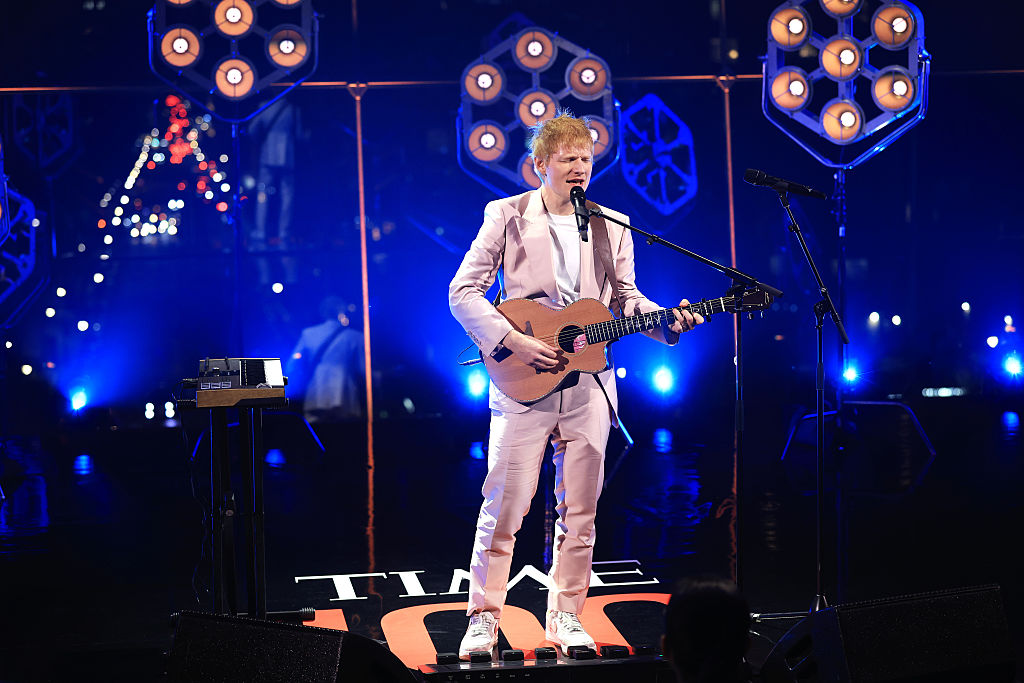  Ed Sheeran performs onstage during the 2025 TIME100 Gala