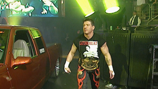 Eddie Guerrero getting out of his car at WrestleMania XX.