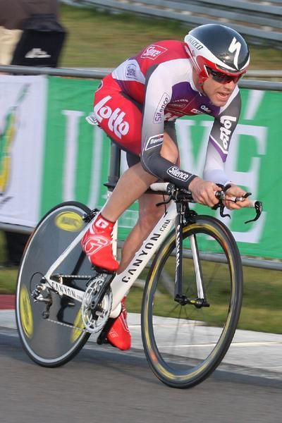 Cadel Evans (Silence Lotto) looking for redemption.