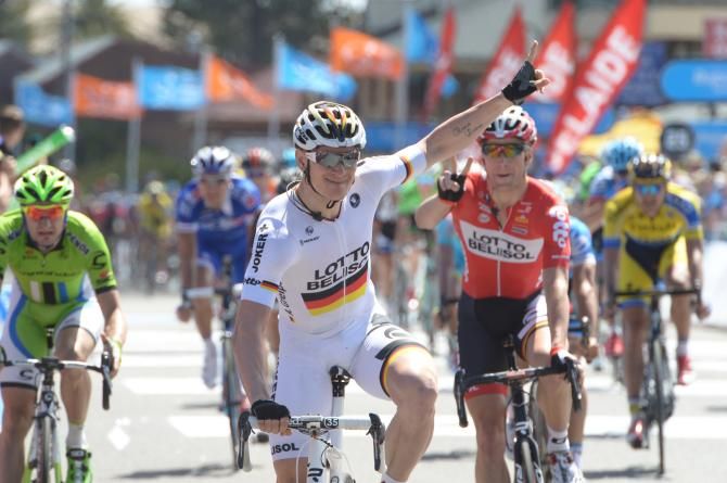 First and second for Lotto-Belisol and they know it