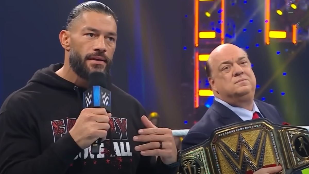 Roman Reigns and Paul Heyman on SmackDown