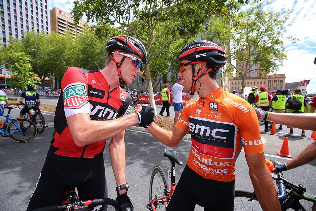 2015 winner Rohan Dennis and 2017 winner Richie Porte (BMC)