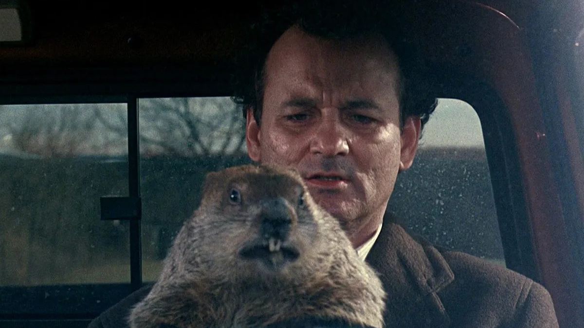 Bill Murray in Groundhog Day