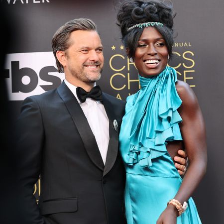 Jodie Turner-Smith and Joshua Jackson at an event