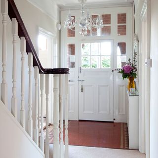 hallway with staircase