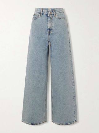 High-Rise Wide-Leg Organic Jeans