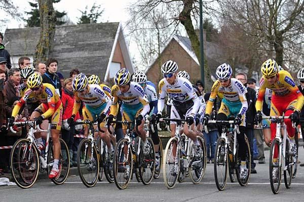 A small field took the start in the Parkcross Maldegem