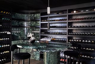 Wine tasting room at Horizon Flinders House by Mim Design
