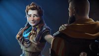Aloy in Horizon Hunters Gathering reveal cinematic