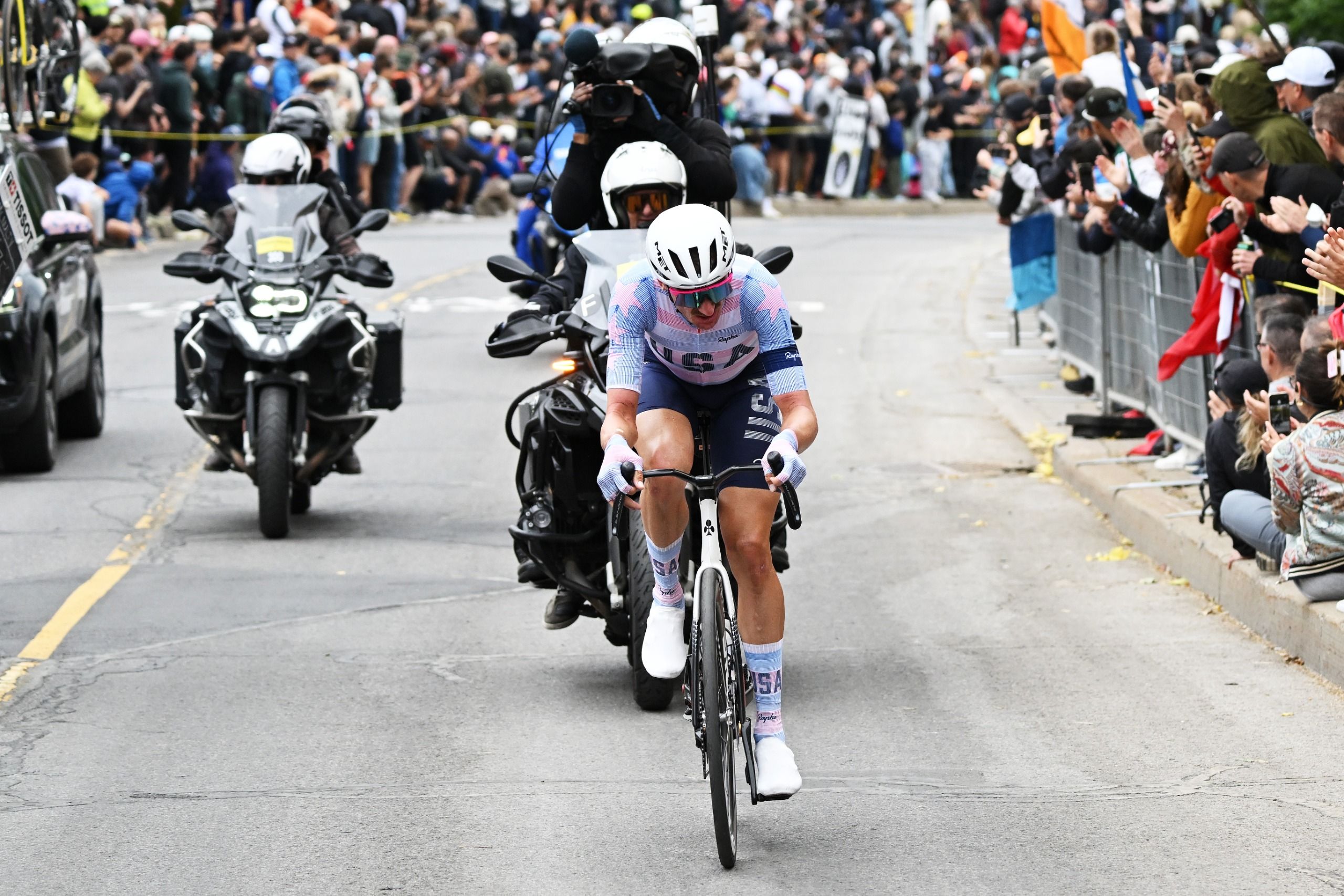 Brandon McNulty wins World Championship in chaotic race
