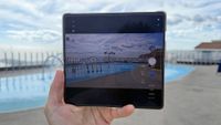 Various shots of the new foldable cameraphone Honor Magic V6.
