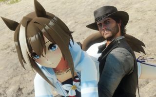 Umamusume: Pretty Derby mod in Red Dead Redemption 2.