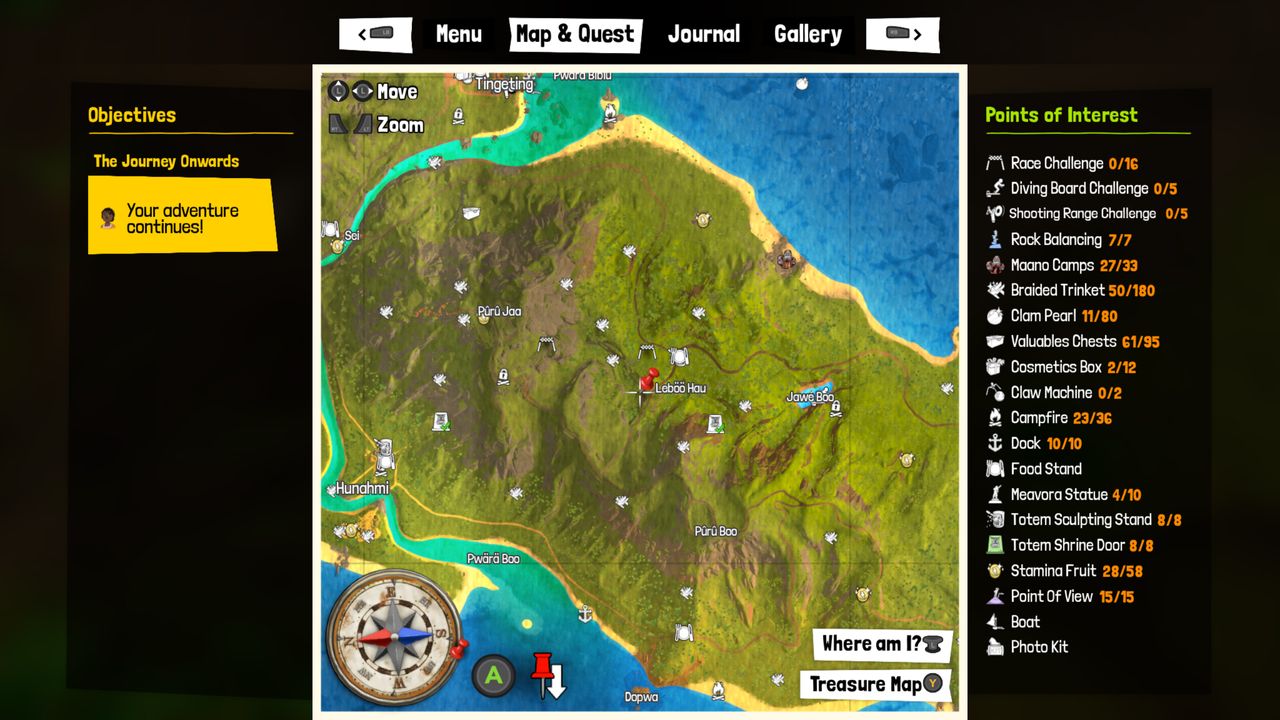 Tchia treasure map