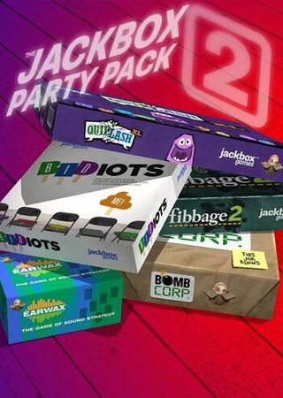 A pile of minigames including Quiplash and Fibbage 2