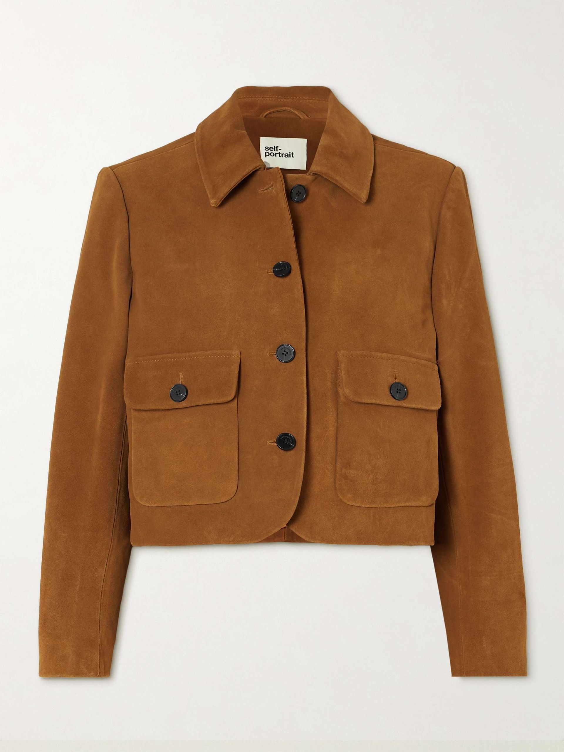 Cropped Suede Jacket