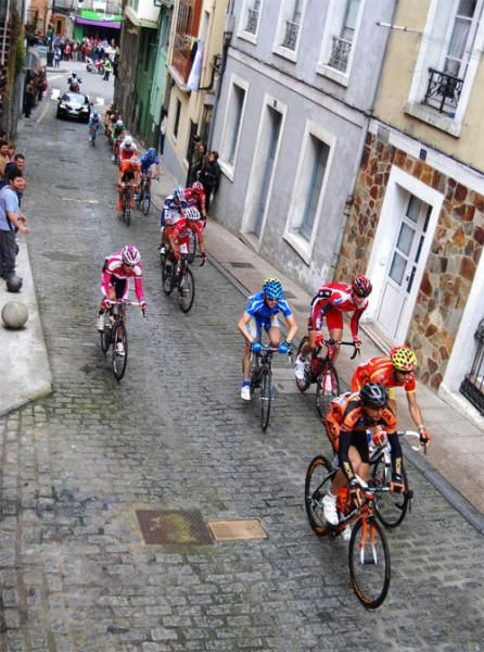 The escape group makes its way through a town during stage four