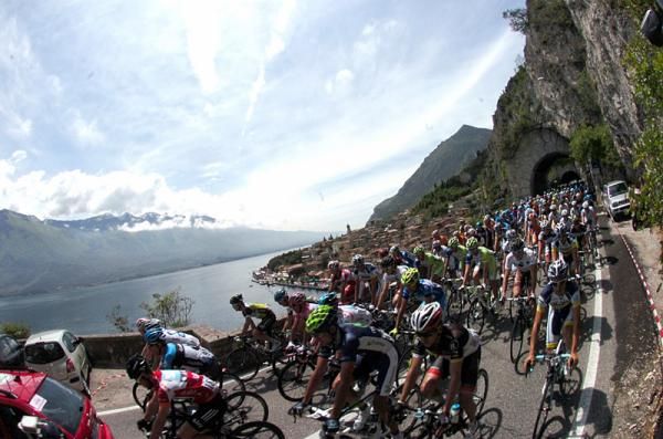 Beautiful scenery on tap at today's Giro stage.