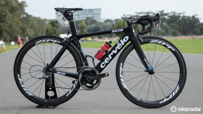 2015 Velocio-SRAM team bike - Tiffany Cromwell's Cervelo S5
