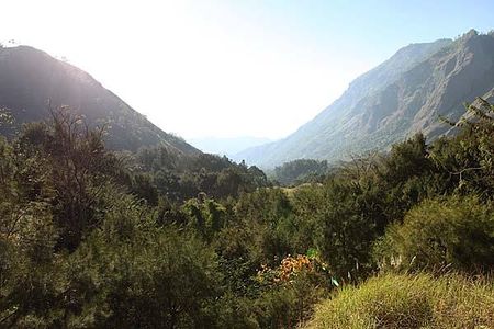 There were plenty of big hills in Timor.