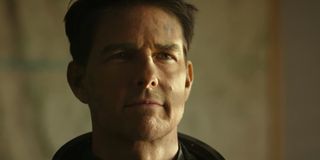 Tom Cruise in Maverick's trailer