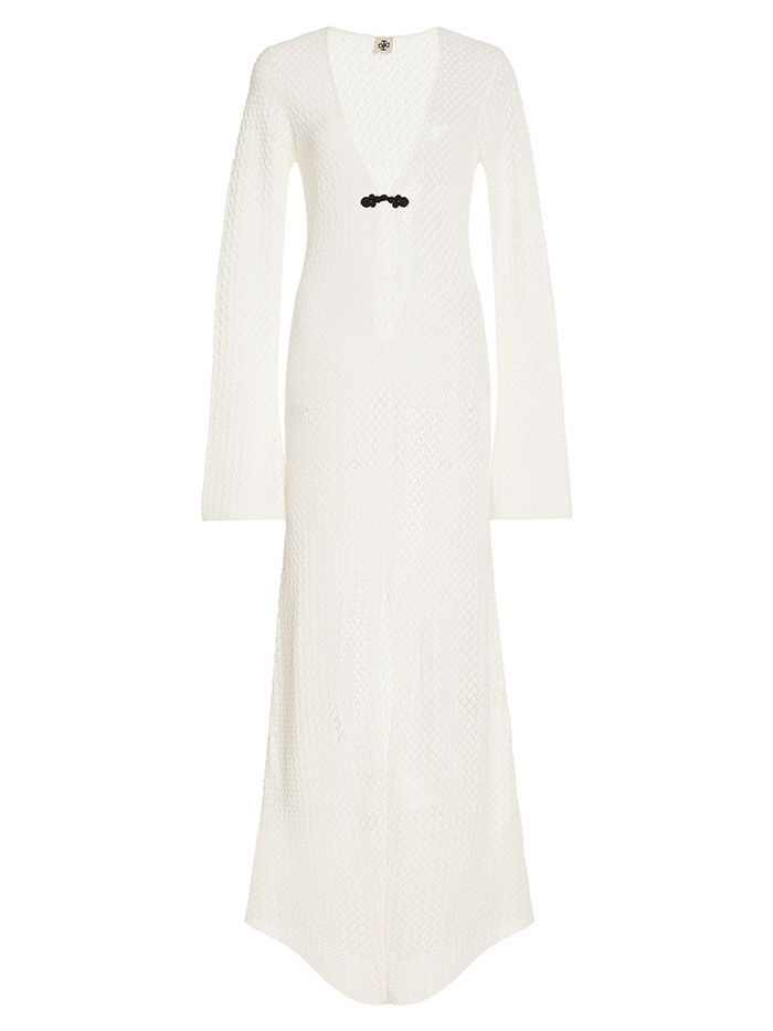 THE GARMENT, Tanzania Pointelle-Knit Organic Cotton Maxi Dress