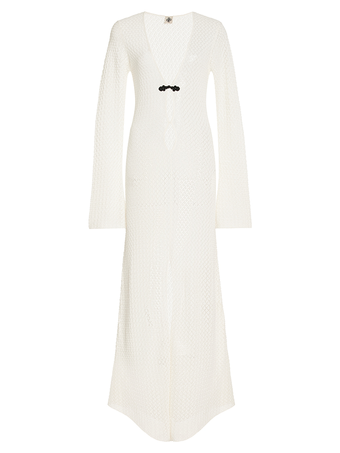 THE GARMENT, Tanzania Pointelle-Knit Organic Cotton Maxi Dress