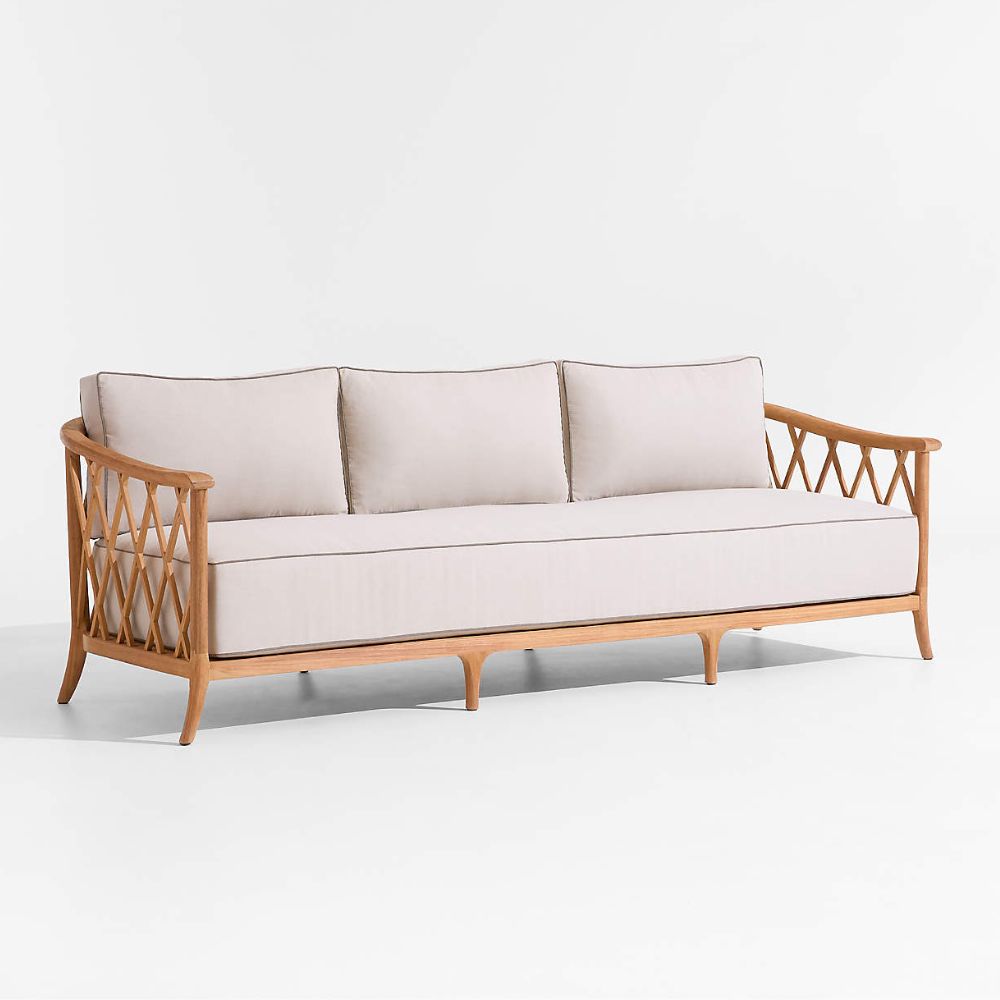 The Hartford Wood Outdoor Sofa by Jake Arnold