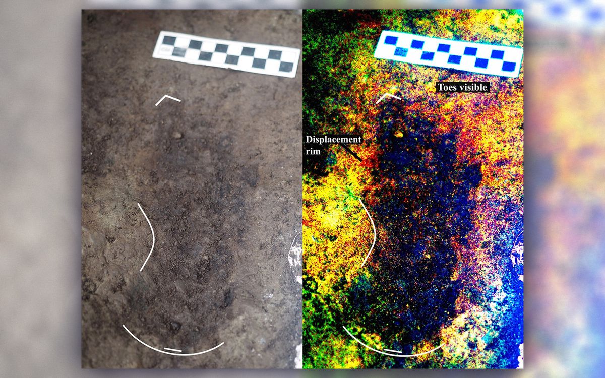 Ice Age Human Footprint