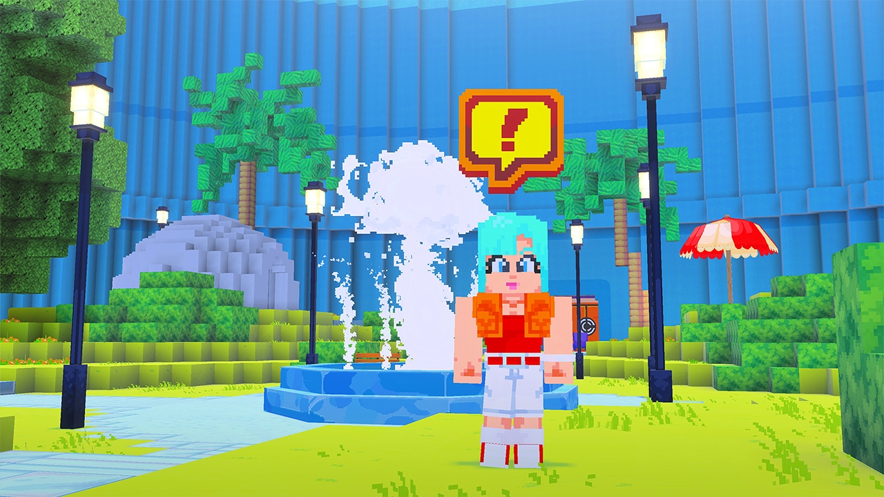 Dragon Ball Z Minecraft&#039;s buff Bulma